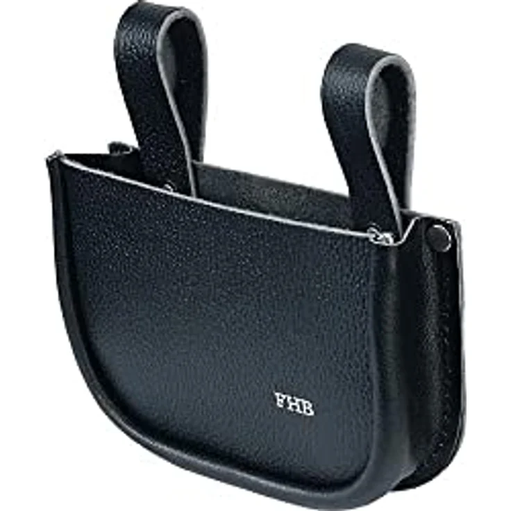 Nageltasche,einfach FRANZ ca.B18xH12xT4cm schwarz Leder FHB VE: 5 - Preisvergleich – Bild 2