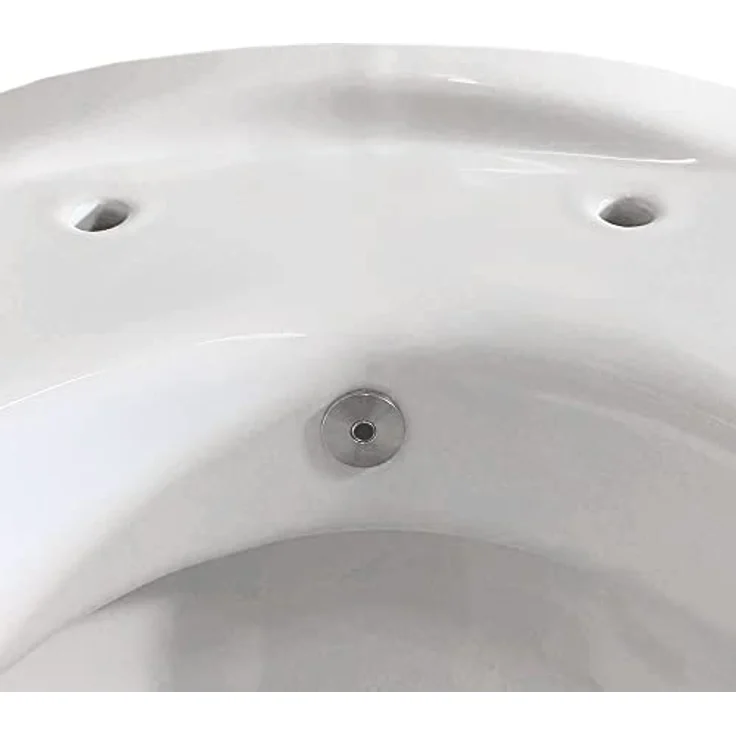 Belvit Tiefspül-WC BV-EW4001, Hygienedusche/Taharet, weiß, Sanitärkeramik, einfache Installation und einstellbare Düse – Bild 3