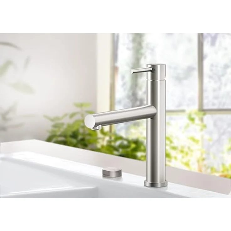 Villeroy & Boch Como Sky 927800LC, Hochdruck Küchenarmatur aus massivem Edelstahl, matt, schwenkbar 360° – Bild 6