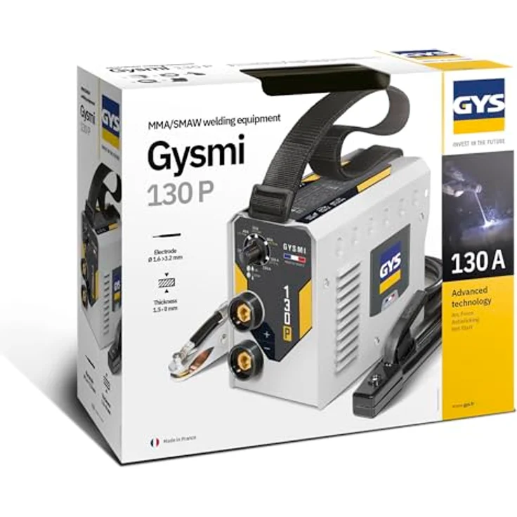 GYS Elektroden-Schweißinverter mit Potentiometer, GYSMI 130P – Bild 3