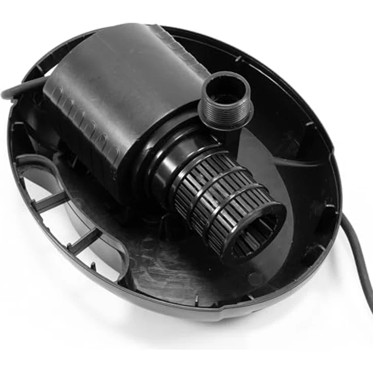 esotec Teichpumpe Wasserspiel Solar-Springbrunnen Kit 100/3400 PRO, Komplett-Set mit 2 Solarmodulen, max. Förderhöhe 3 m, 3400 l/h Förderleistung – Bild 5