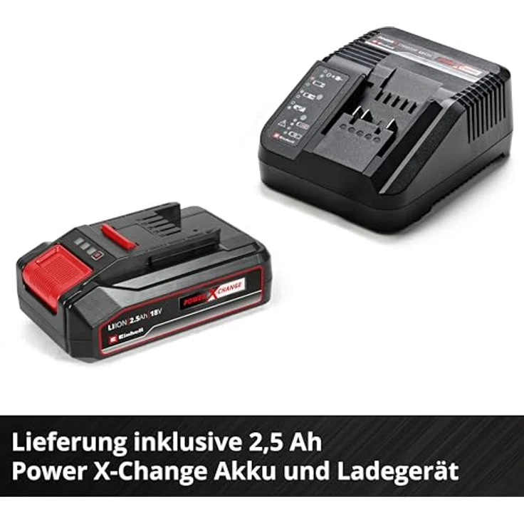 Einhell Power X-Change GE-CT 18 Li, Akku-Rasentrimmer mit 24 cm Schnittbreite, 18V Li-Ionen, 2,5 Ah Akku im Set – Bild 6