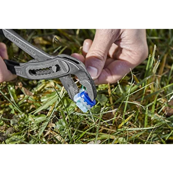 GARDENA Verbinder-Anschlussklemmen: Halterung für Begrenzungskabel des Mähroboters, einfaches Anbringen, witterungsbeständiges Set, Zubehör für Mähroboter, 6 Verbinder + 2 Anschlussklemmen (4089-20) – Bild 4