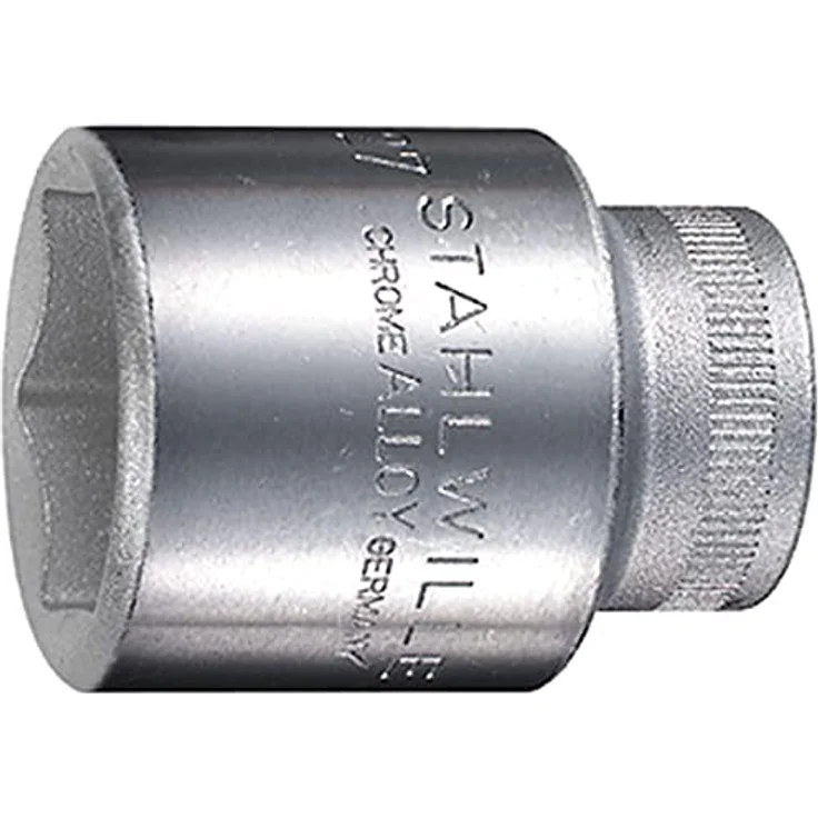 Stahlwille Bit- und Steckschlüsselset, Steckschlüsseleinsatz 1/2″, 13 mm, aus HPQ®-Hochleistungsstahl, verchromt, DIN 3124, ISO 2725-1 – Bild 1