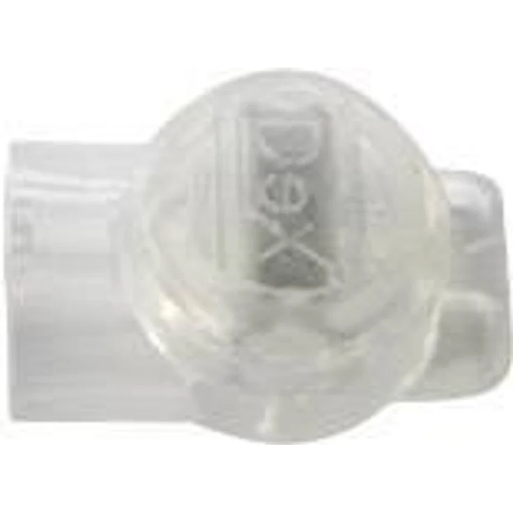CellPack 145624 AVS Einzeladerverbinder, flexibel für 0.40-0.90mm², starr für 0.40-0.90mm², mit 2 Polen, transparent, 100 Stück, Temperaturbereich -25 bis 105 °C – Bild 2