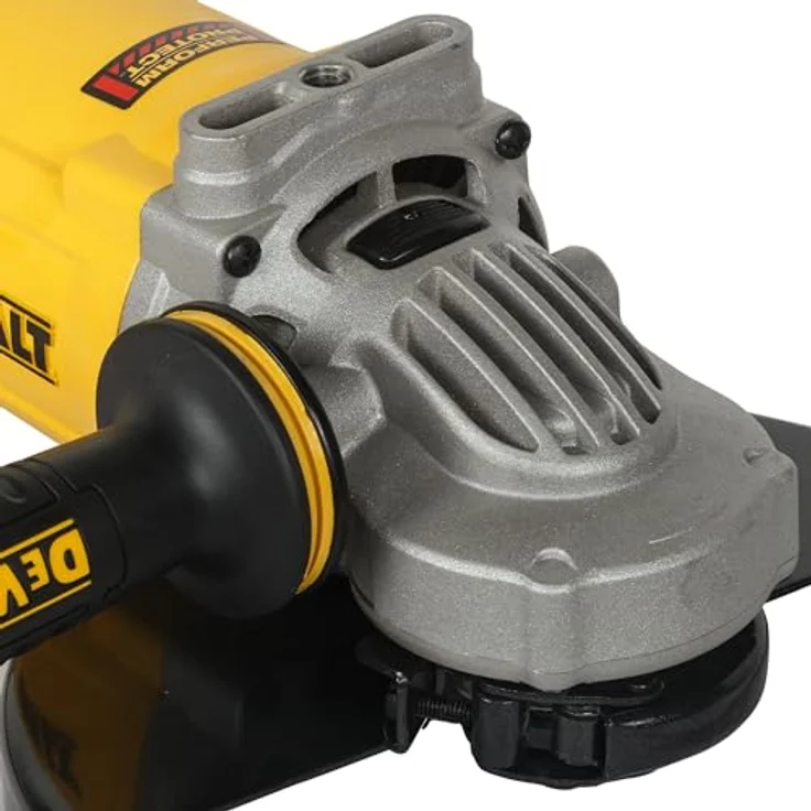 DeWalt Winkelschleifer (2,600 Watt, 230 mm Scheiben-Ã¸, austauschbare Kohlebürsten, Überlastungsschutz, Sanftanlauf, vibrationsgedämpfter drei-Postions-Zusatzhandgriff, inkl. Zubehör) DWE4579 – Bild 3