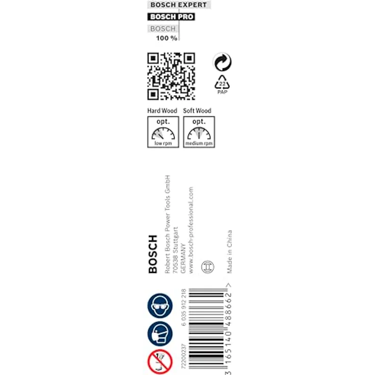 Bosch Pro Wood Holzschlangenbohrer, 8 x 95 x 160 mm, präzises Bohren in Holz mit starker Schraubenspitze und Sechskantschaft – Bild 4