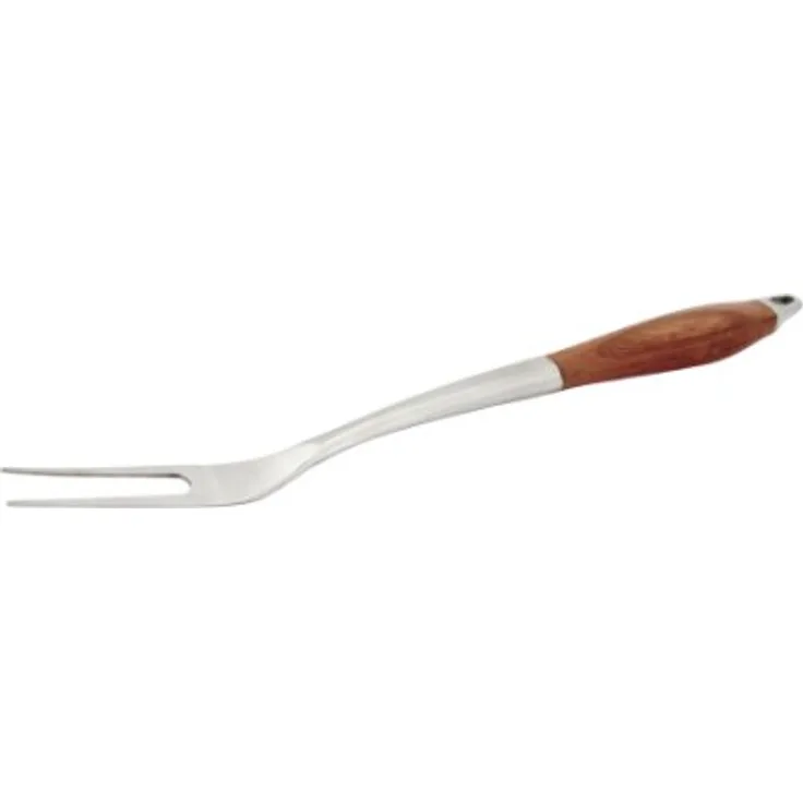 Leopold Grillgabel, Edelstahl, 44 cm, Holzgriff