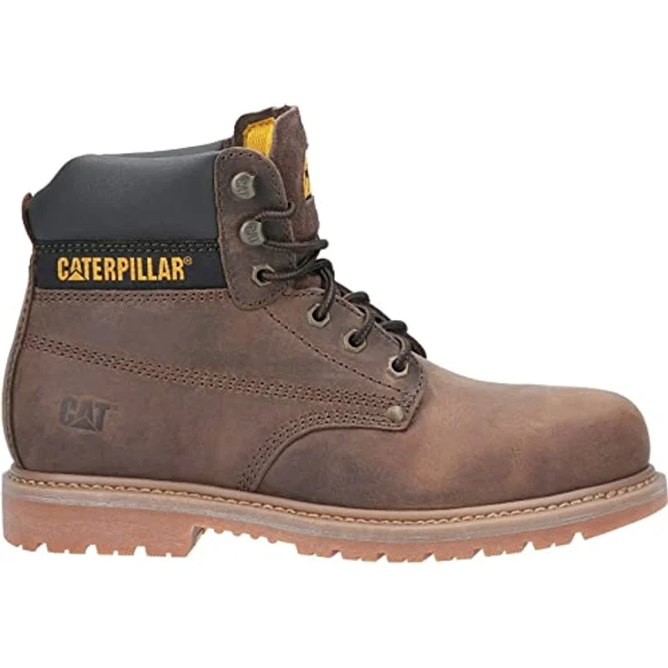 Caterpillar Powerplant P724629, Braune S3 Arbeitsschuhe mit Stahlkappe, wasserdicht, Gr. 42 – Bild 7