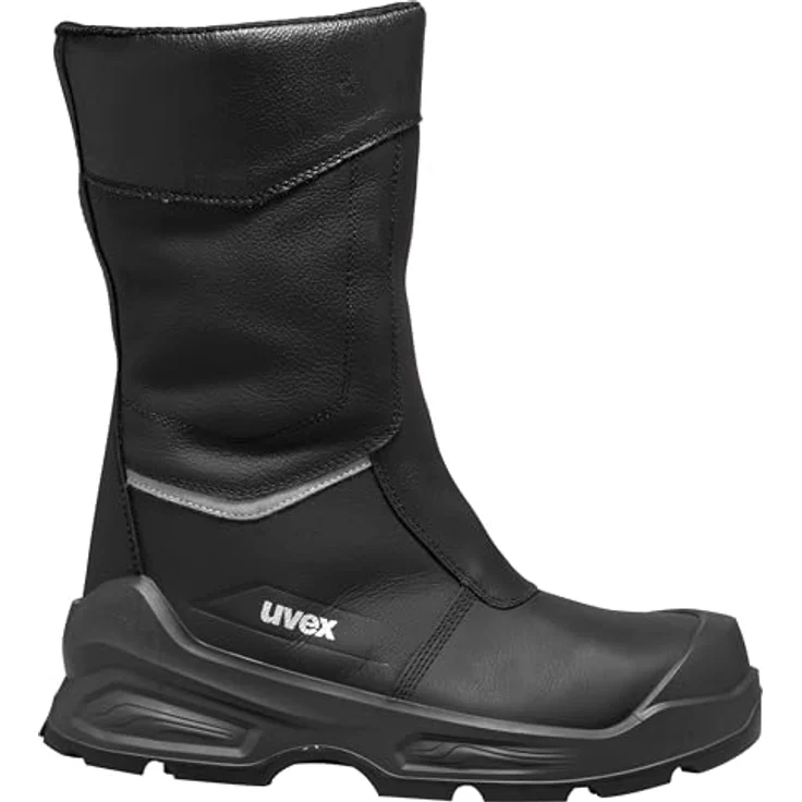 Uvex 3 Quatro, Sicherheitsschuh S3 Winterstiefel mit stoßdämpfender Sohlentechnologie, schwarz, Größe 44 – Bild 8
