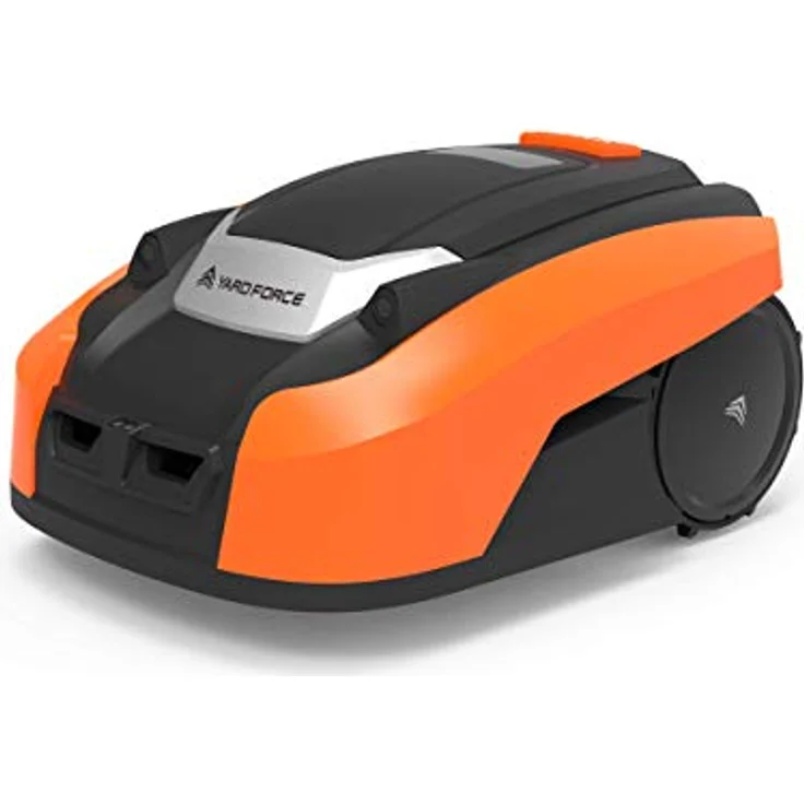 YARD FORCE Mähroboter X50i bis zu 500 qm-Selbstfahrender Rasenmäher Roboter mit WLAN-Verbindung, App-Steuerung, iRadar Ultraschallsensor, Kantenschneide-Funktion und bürstenloser Motor, schwarz-orange – Bild 2
