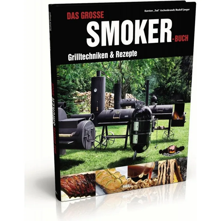 Rumo Barbeque Smoker Das große Smoker Buch Grilltechniken und Rezepte, Hardcover, Hochwertige Ausführung, Zahlreiche Grilltechniken & Rezepte, Tipps & Tricks von Experten - Rumo Barbeque
