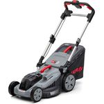 IKRA Bosch 36V Akku 3in1 Rasenmäher Mulchmäher IB-LM 43, Rasenflächen bis 600m², Schnittbreite 43cm, Schnitthöhe 30-75mm