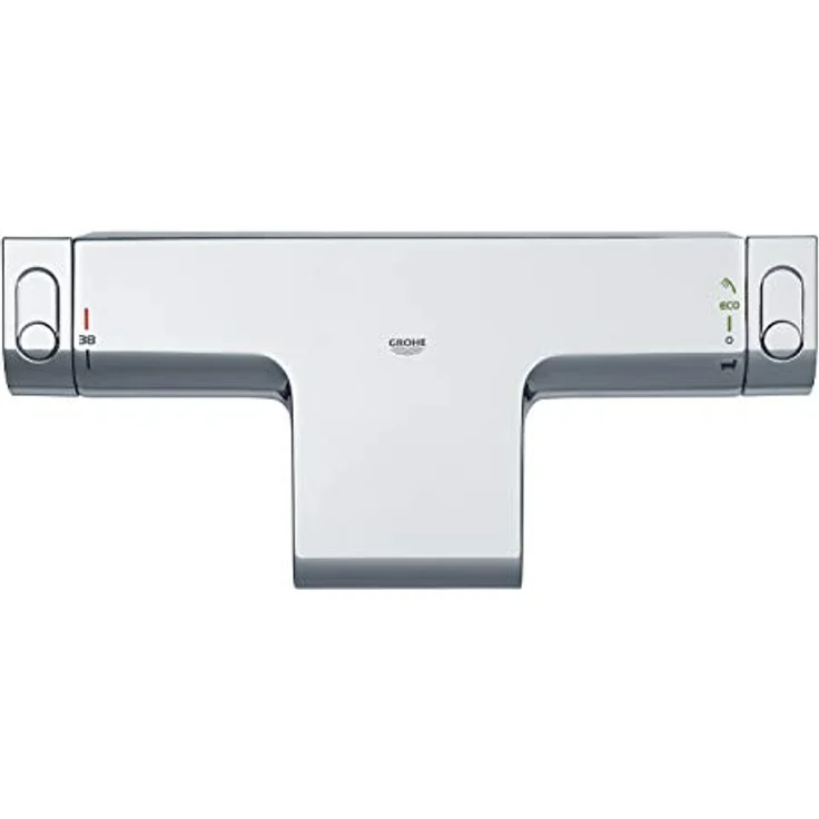 GROHE Grohtherm 2000 - Thermostat- Wannenbatterie (integrierte Wassersparfunktion, XL Wasserfall, Sicherheitssperre bei 38°C) , chrom, 34174001 – Bild 4