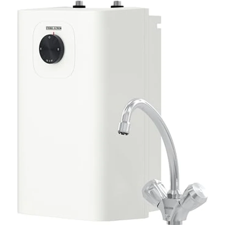 STIEBEL ELTRON UFP 5 Trend, 5 Liter Niederdruckboiler mit Wasserhahn TWS-W, thermostop-Funktion, platzsparend, Steckerfertig 230V, 2 kW, Made in Germany – Bild 1