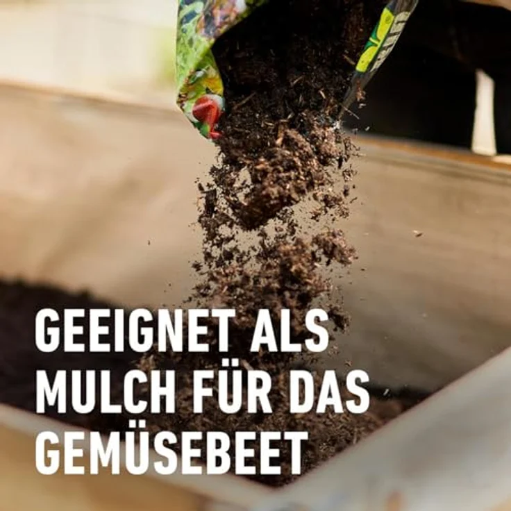 COMPO BIO Gemüse- und Hochbeetmulch, Zum Schutz vor Austrocknung und zur Hemmung von Unkraut, Torffrei, 50 Liter 24175 – Bild 3