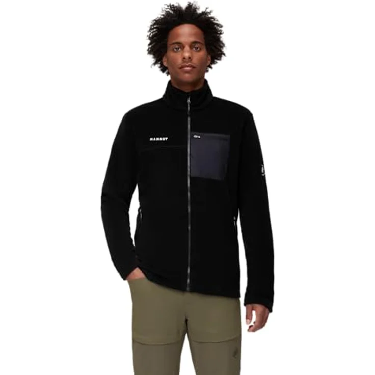 Mammut Fleecejacke Mammut Innominata ML Jacket Herren Fleecejacke 1014 04380 0001, Polartec® Thermal Pro® Fleece, Schwarz – Bild 2