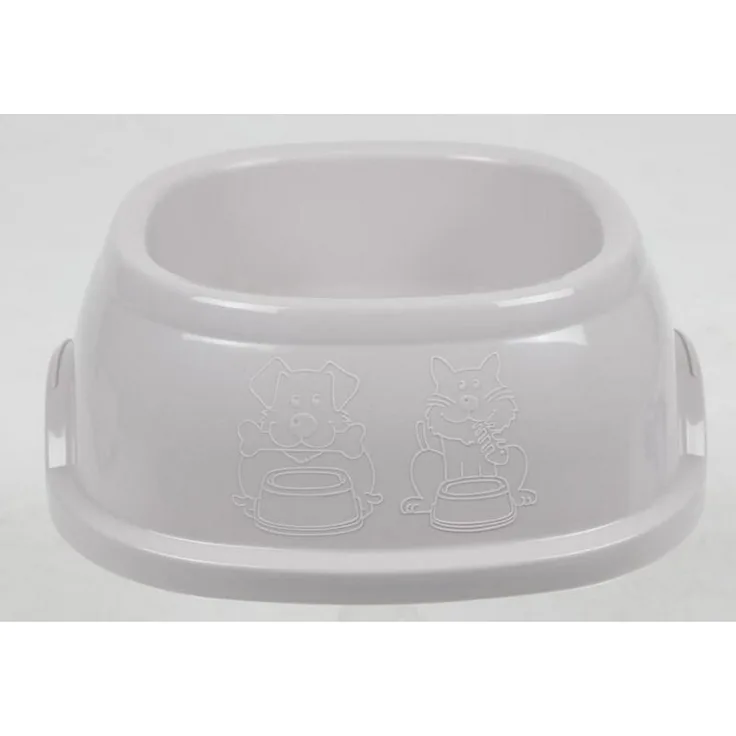 Stefanplast Futternapf 12x Futternapf 1L Weiß Hunde Katze Rutschfest Fresstrog Wasser Station