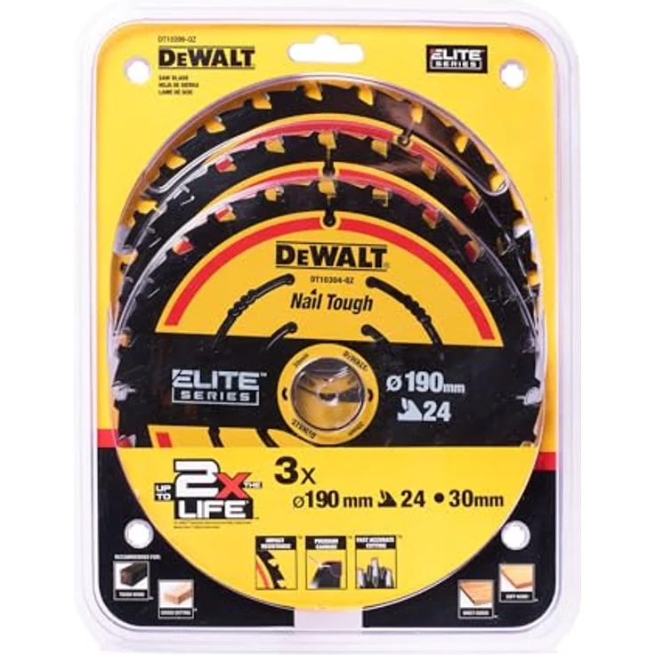 DeWalt DT10399-QZ Kreissaegeblatt Handkr. 190-30mm 24WZ – Bild 3