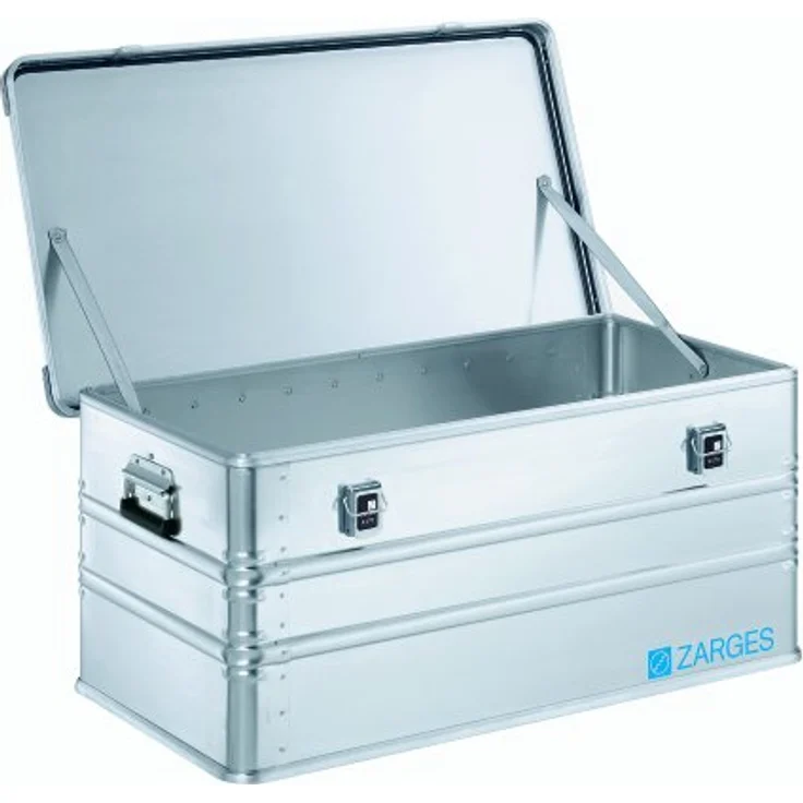 ZARGES Universalkiste K 470, 900x480x400mm, wasserdicht mit umlaufender Dichtung, Aluminiumguss Stapelecken – Bild 2