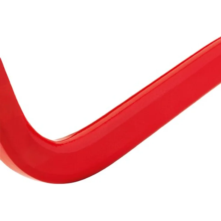Rennsteig Nageleisen (Stemmeisen, Brechstange, Brecheisen), 100 cm, 6-Kant Spezialstahl, pulverlackiert rot - 27110002 – Bild 3