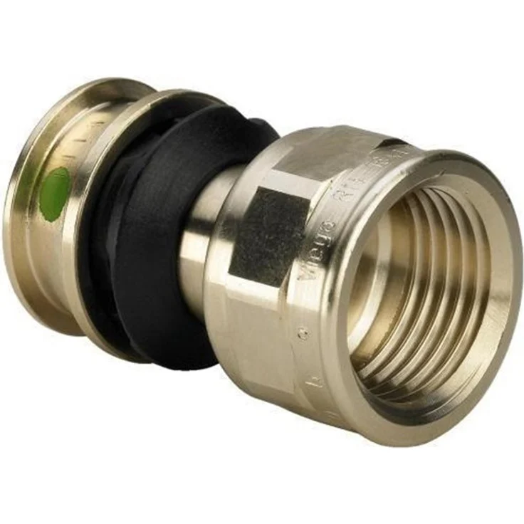 Viega Raxofix Transition 32 x 1, Adapter mit SC-Contur-Silicium-Bronze-Pressanschluss, gunmetal