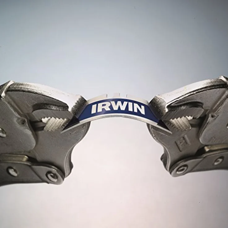 IRWIN Cuttermesser 10504241, Bi-Metall Trapezklingen, 10er-Set, splitterfrei und langlebig, Blau – Bild 2