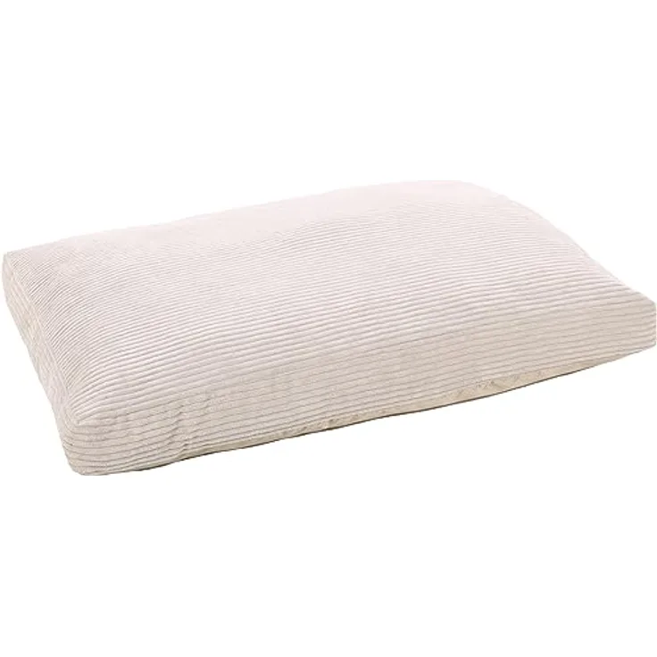 Flamingo Kissen Velluto Rechteck Beige 100x70x12cm, Haustierkissen aus Kunststoff