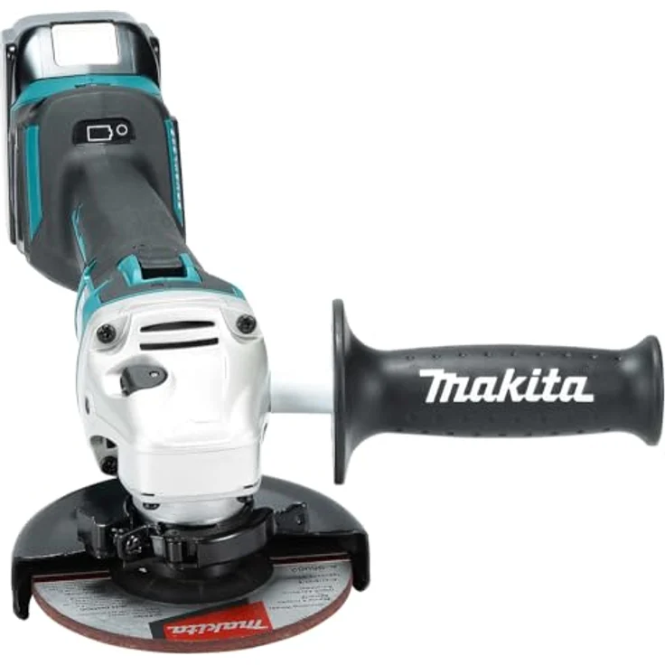 Makita DGA513ZJ Akku-Winkelschleifer, 18 V, Schwarz, Blau, Silber 125 mm Akku – Bild 2