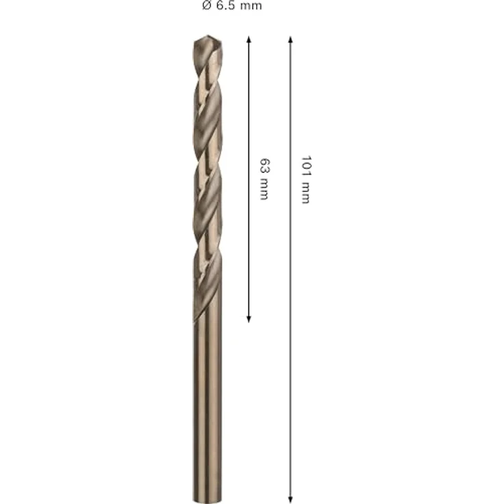 Bosch Accessories 2608577605 Metall-Spiralbohrer HSS-Co für Edelstahl, langlebig und präzise, 1 Stück – Bild 3
