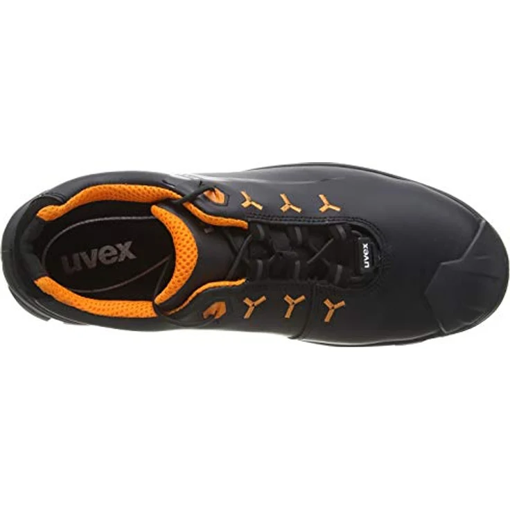 Uvex uvex 2 VIBRAM® S3L FO HI HRO SC SR Arbeitsschuh, ergonomische Passform, leicht, schwarz/orange – Bild 5
