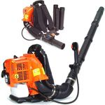 Apex Benzin-Rückenlaubbläser 430, Rücken Laubgebläse Bläser mit 1,7 PS - 43 cm³, schwarz