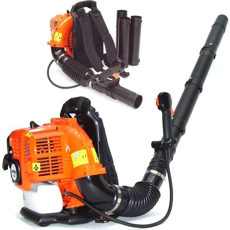 Apex Benzin-Rückenlaubbläser 430, Rücken Laubgebläse Bläser mit 1,7 PS - 43 cm³, schwarz