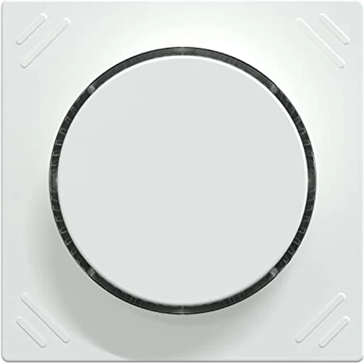 Schneider Electric Merten Drehregler-Modul MEG5252-0325, Unterputz mit 4 Tastflächen und LED Dimmer, aktivweiss glänzend, IP20 – Bild 5