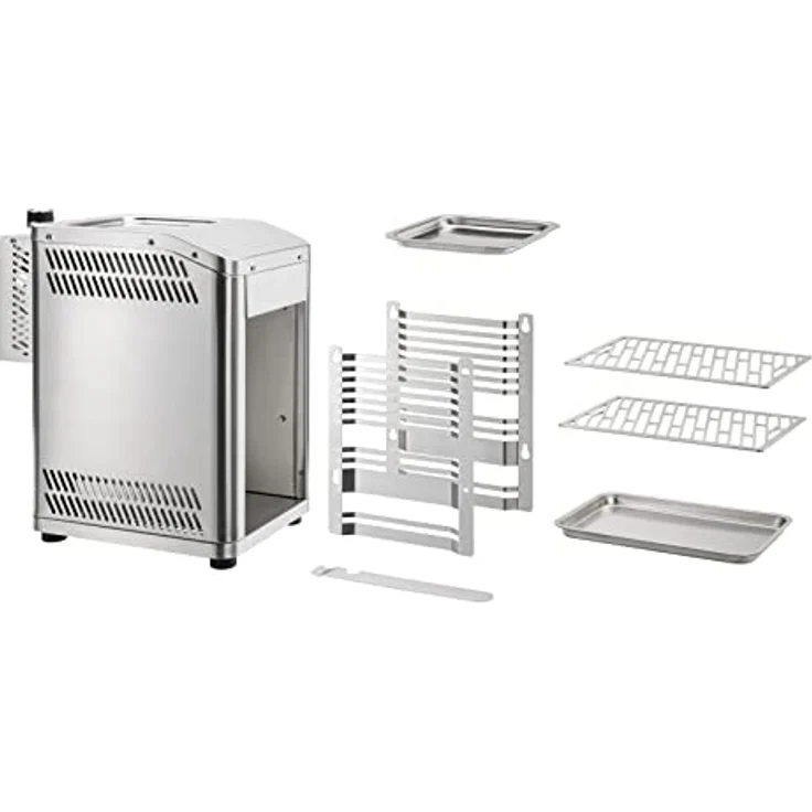 TAINO Design Oberhitzegrill Gas Steakgrill 800 Grad Hochleistungsgrill Edelstahl Silber – Bild 4