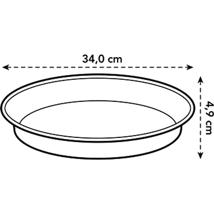 Elho Green Basics Untersetzer 34 - Laubgrün - Drinnen & Draußen - Ø 34 x H 4.9 cm – Bild 6