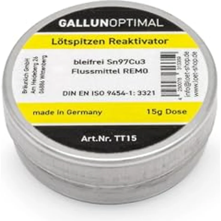 TechnikRat TT15 Lötspitzen-Reaktivator bleifrei 15g Dose – Bild 7