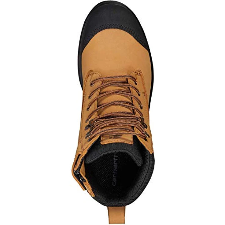 Carhartt Detroit 6 S3 F702923 Sicherheitsschuh, wasserdicht mit Glasfaser-Zehenschutz, YKK-Reißverschluss, Vibram-Sohle, schwarz – Bild 6