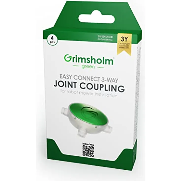 Grimsholm Green Kabelverbinder für Mähroboter, Joint Coupling für Leiterbereich 0,8-1,5 mm2, praktische einseitige Kabelverbindung