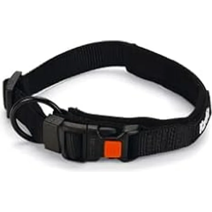 Karlie K Art Sportiv Premium Halsband, 35-40 cm x 20 mm schwarz 150g