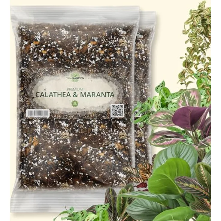 OraGarden Calathea&Maranta Erde Blumenerde für Begonia Fittonie Premium Qualität (6L)