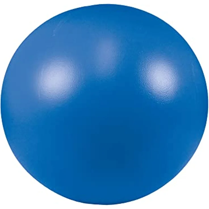 Schecker Hundespielzeug - Treibball in Blau für Hunde aus hartem Kunststoff - ca. 20 cm – Bild 1