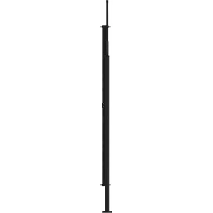 vidaXL Ausziehbare Seitenmarkise, Gartenmarkise in Grau, 600 x 200 cm, aus 100% Polyester mit PU-Beschichtung, UV-beständig und wasserabweisend – Bild 8
