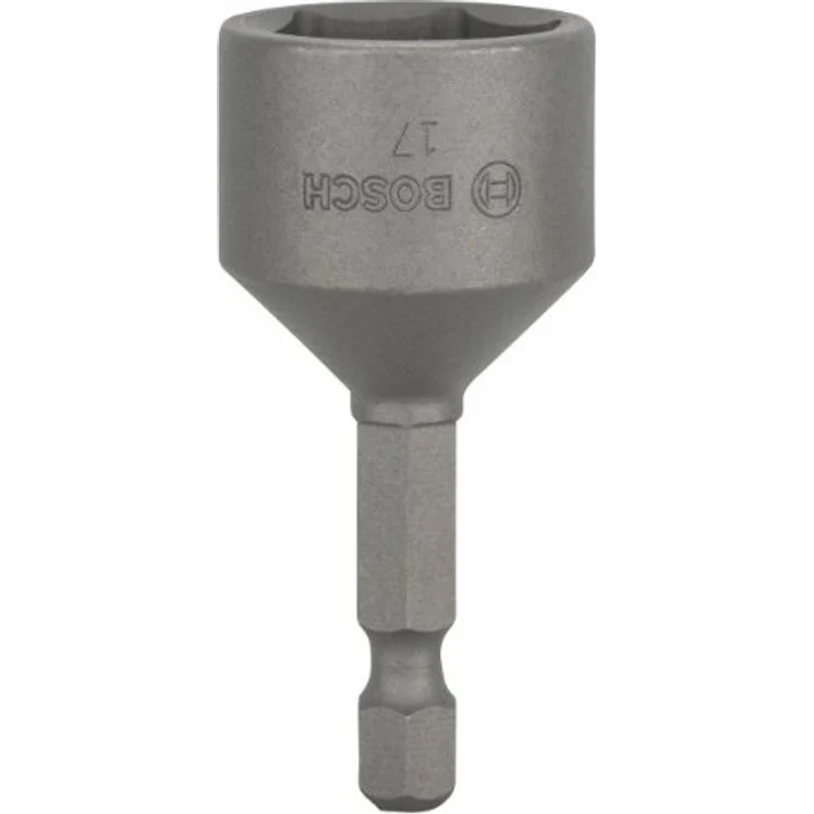 Bosch Accessories 2608550072 Steckschlüssel-Maschinenaufnahme, 17 mm, 1/4' Antrieb (6.3 mm), 50 mm, mit Dauermagnet für sicheren Halt – Bild 1