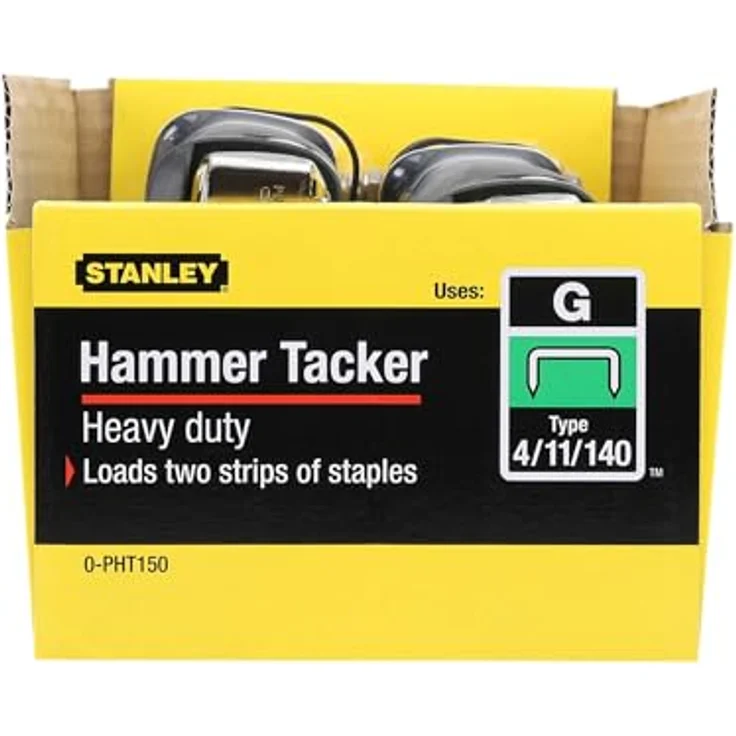 Stanley Hammertacker 6-PHT150 ? Kraftvoller Schlagtacker mit robustem Stahlgehäuse & ergonomischem Handgriff ? Geeignet für Klammern Typ G (6, 8, 10 mm) – Bild 5