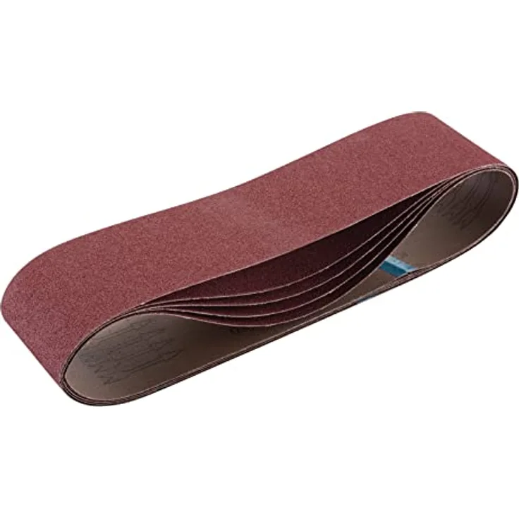 Draper 2 09264 Gewebe-Schleifband, 100 x 915 mm, Korn 80 (5 Stück) rot, One Size