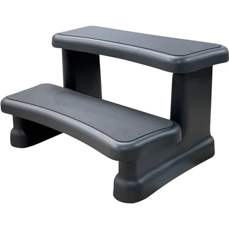 Canadian Spa GmbH Poolleiter Universal Treppe, 2 Stufen, rutschfest und tragbar, Whirlpool treppe