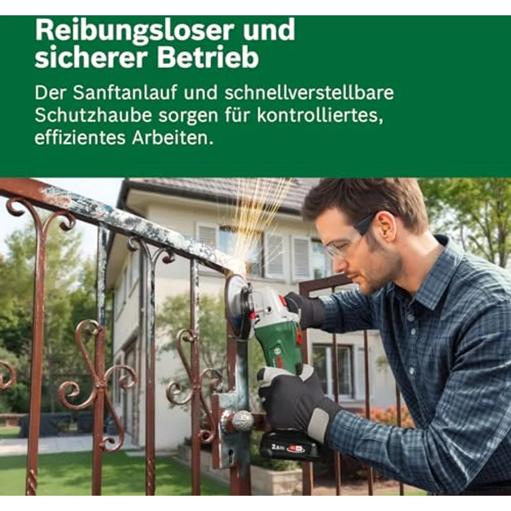 BOSCH Akku-Winkelschleifer PWS 18V-70, 125 mm, leistungsstark, ergonomisch, Solo – Bild 5