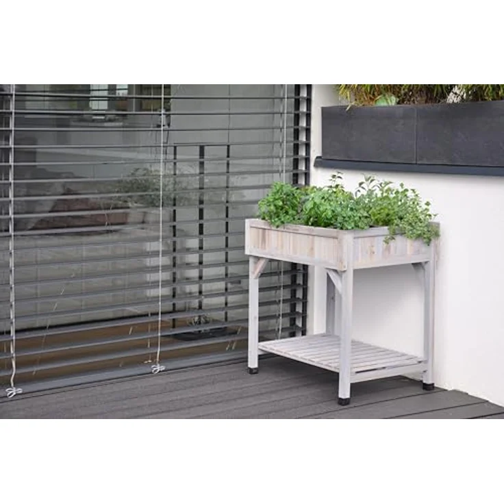 VegTrug Kräuterhochbeet L78cm Farbe grey wash Länge 78 cm – Bild 5