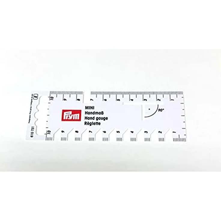 Prym, weiß 610731 Handmaß mini, plastik, 11.5 x 4 x 0.1 cm – Bild 2